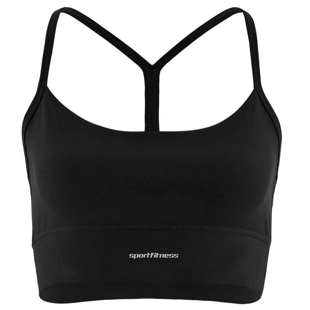 Top Sin Mangas Mujer Moon Sportfitness Negro