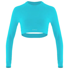 Top Manga Larga Mujer Snoop Sportfitness Azul