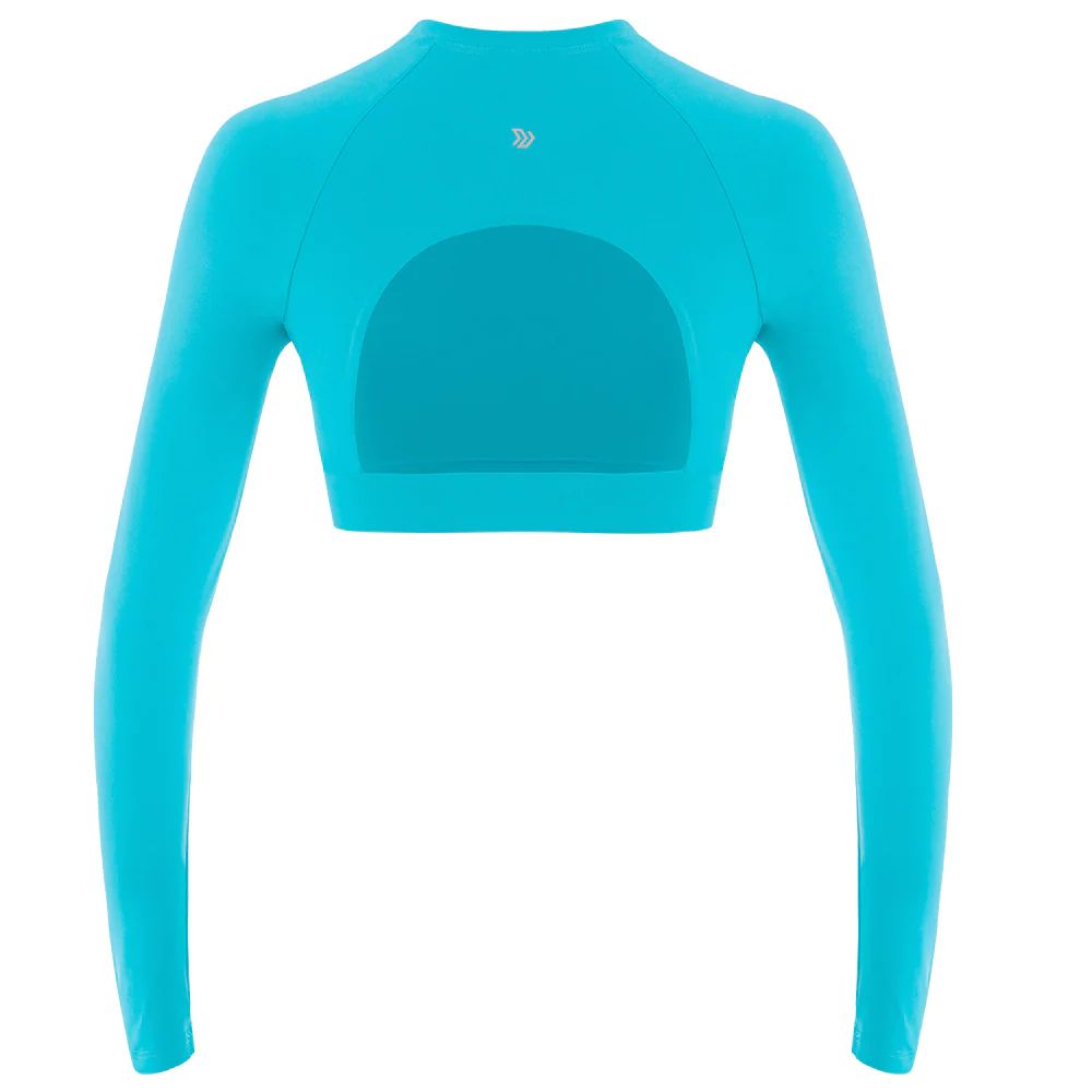 Top Manga Larga Mujer Snoop Sportfitness Azul