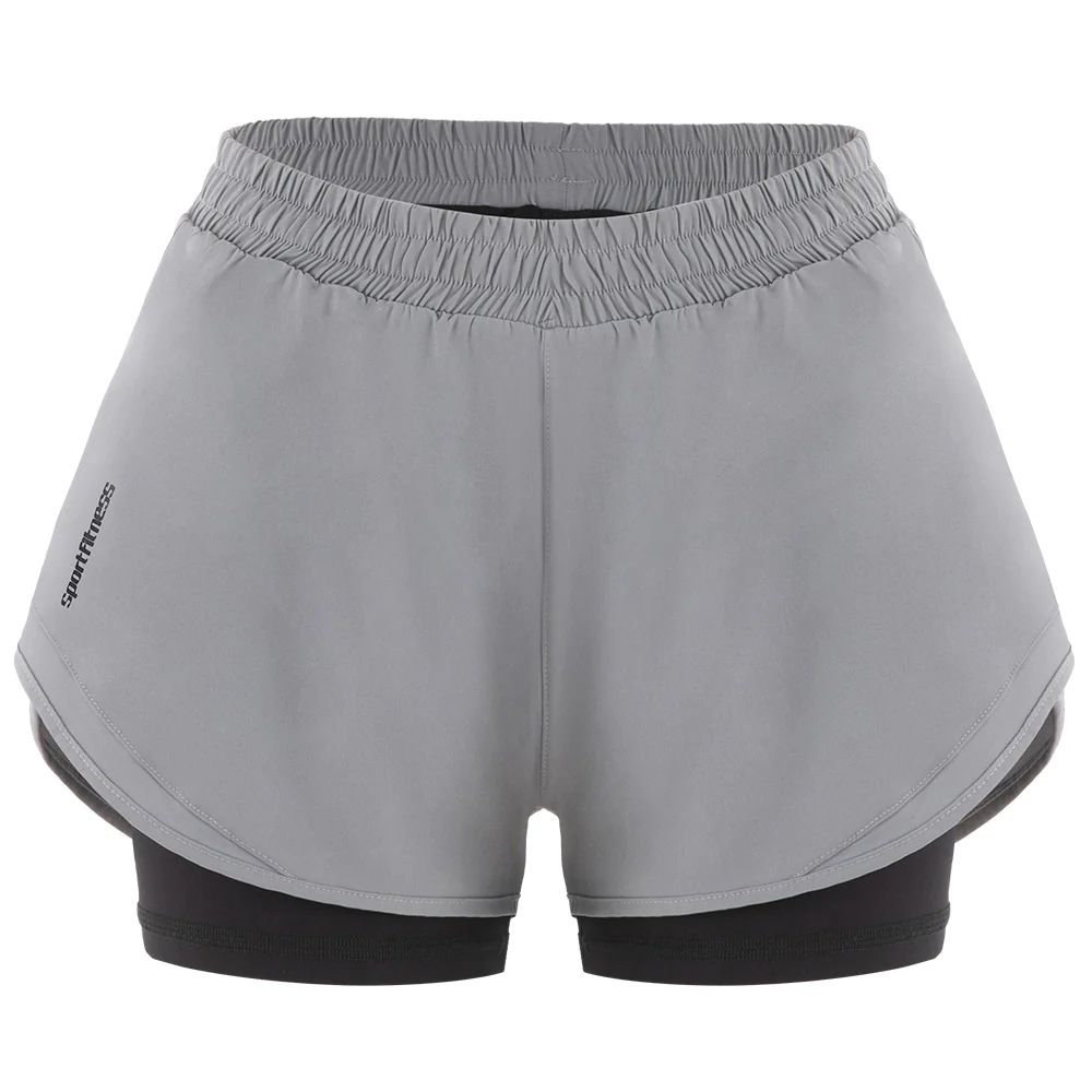 Short Corto Mujer Cute Sportfitness Negro/Gris