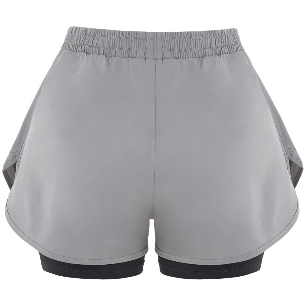 Short Corto Mujer Cute Sportfitness Negro/Gris