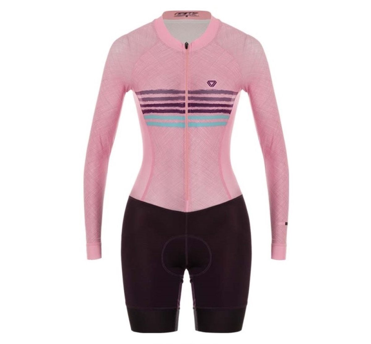 Enterizo de Ciclismo GW Mujer Sense Sea Rosa