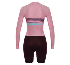 Enterizo de Ciclismo GW Mujer Sense Sea Rosa