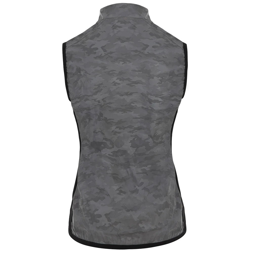 Chaleco de Ciclismo GW Camo Mujer Gris Reflectivo