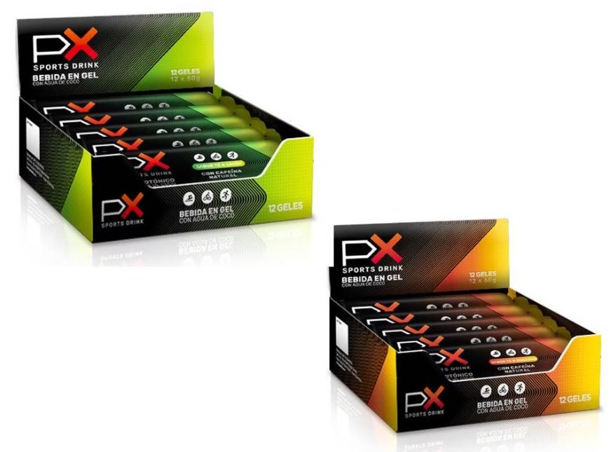 Bebida PX Gel Con Cafeína Limón y Durazno 60gr