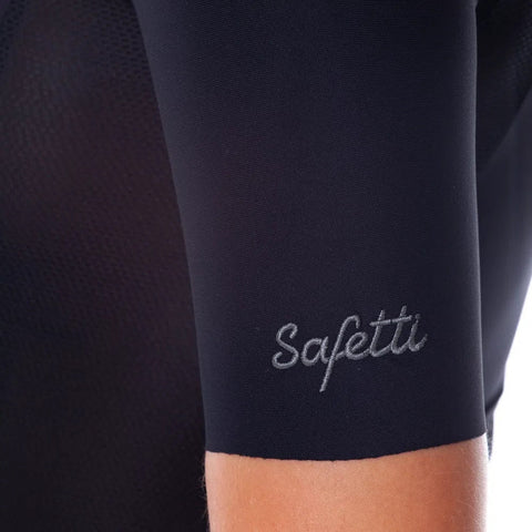 Jersey Ciclismo Safetti M/C Super Slim Verona Mujer Nero