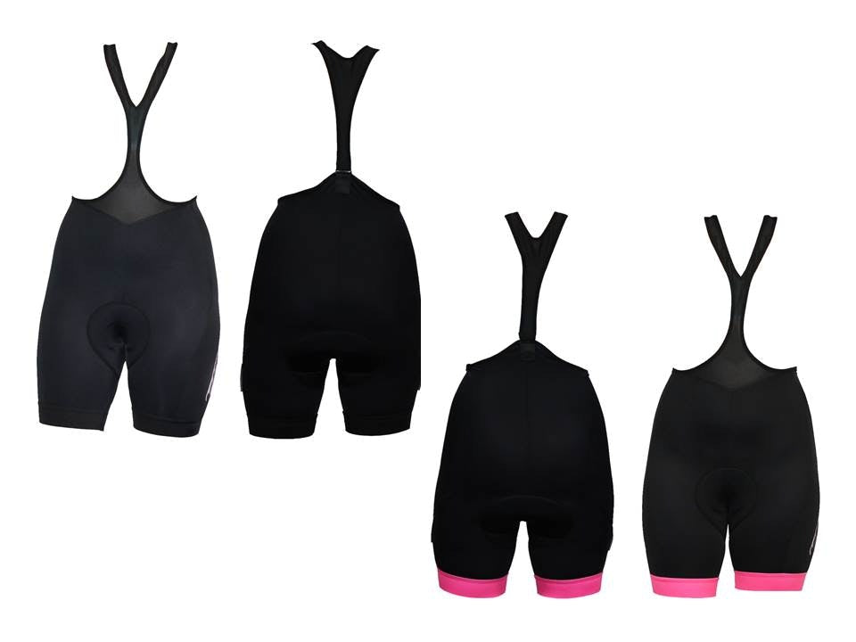 Pantalóneta Ciclismo C/T Mujer GW BEINO Negro-Magenta