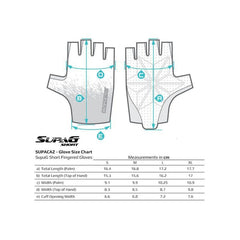 Guantes Ciclismo Supag Sf Neon Azul/Neon Fucsia