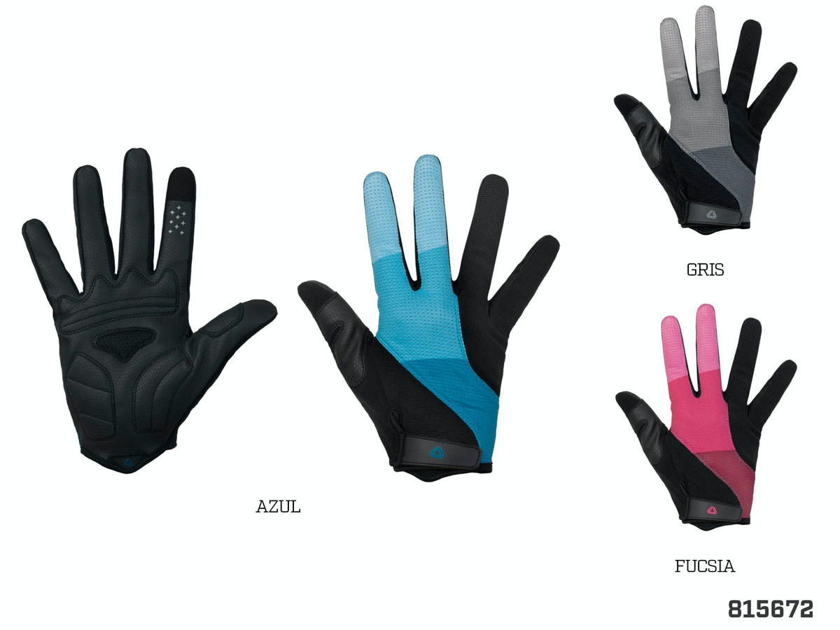 Guantes Ciclismo Largos GW Flow Azul