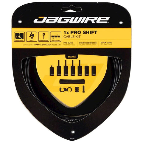 Kit Funda y Guaya de Cambios Jagwire PRO 1X Negro