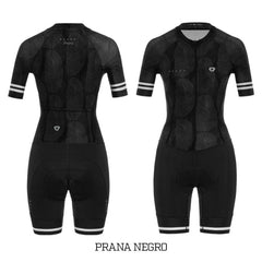 Enterizo de Ciclismo Mujer GW Sense Negro