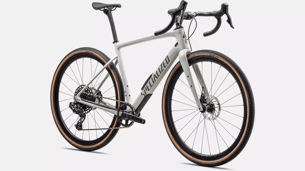 Bicicleta Ruta Specialized Diverge Expert Carbon Dune White