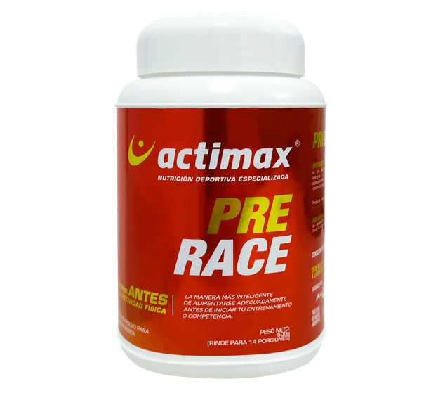 Suplemento Actimax Bebida Prerace Tarro Fresa 500 gr