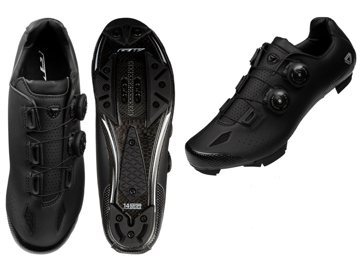 Zapatilla Ciclismo MTB GW KONE CARBON NEGRO