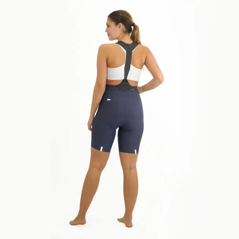 Pantaloneta de Ciclismo Safetti Toscana 2.0 Blu Mujer