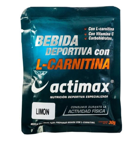 Bebida L-Carnitina Actimax Unidad 3gr