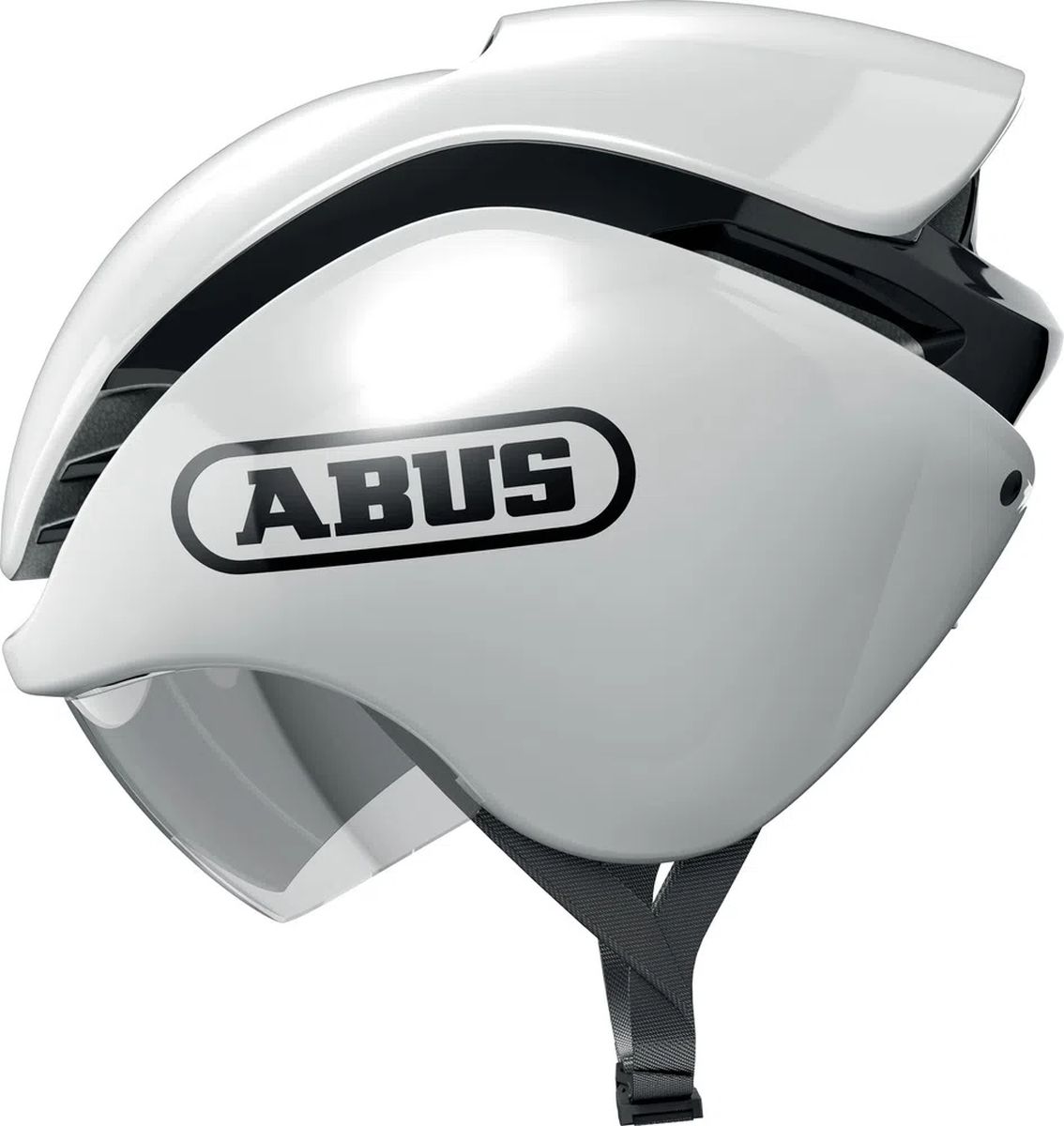 Casco de Ciclismo Abus GameChanger TRI Blanco Brillante