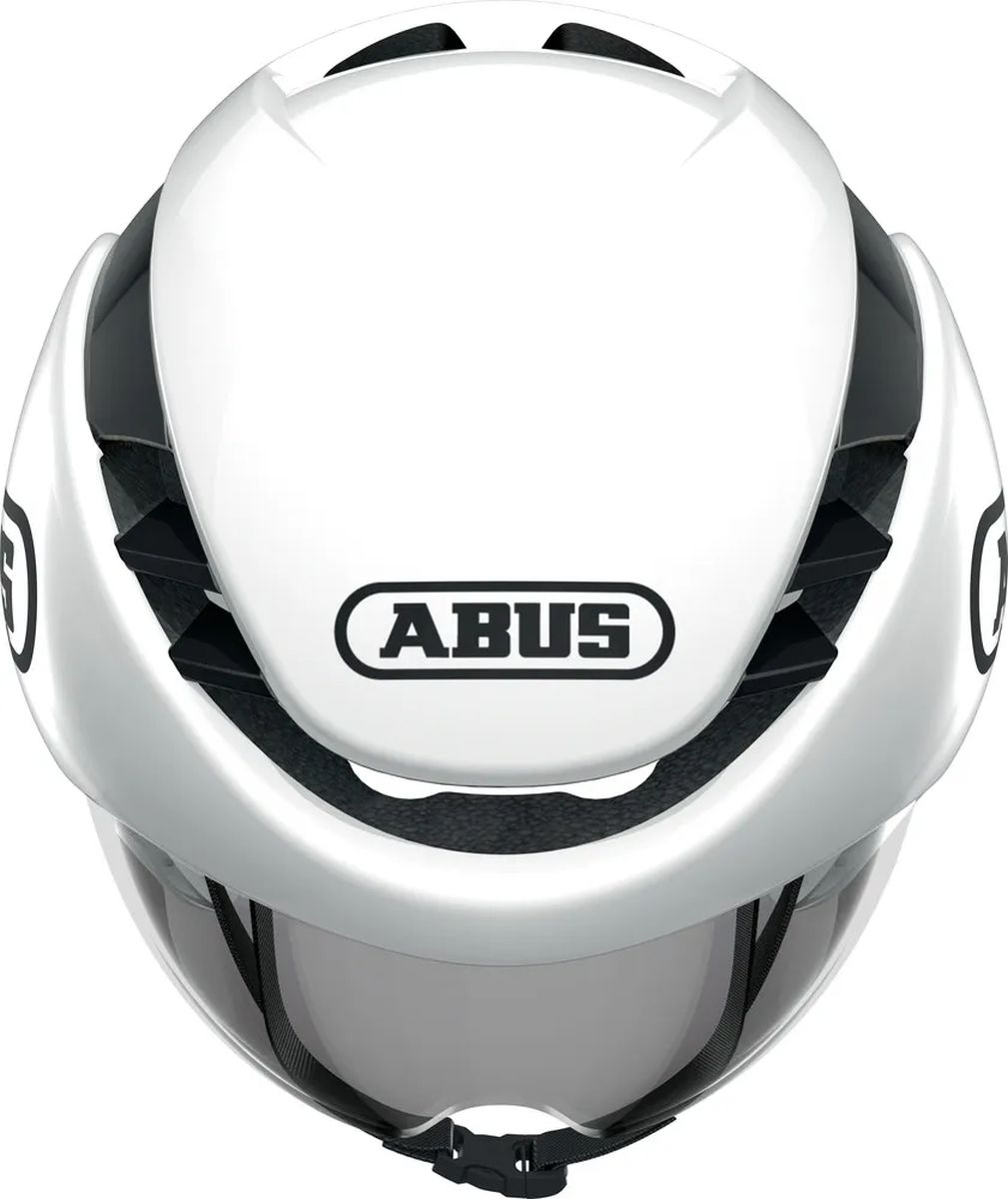 Casco de Ciclismo Abus GameChanger TRI Blanco Brillante