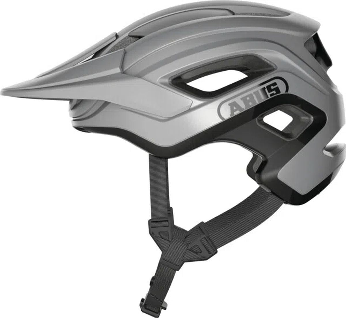 Casco de Ciclismo Abus Cliffhanger Plateado