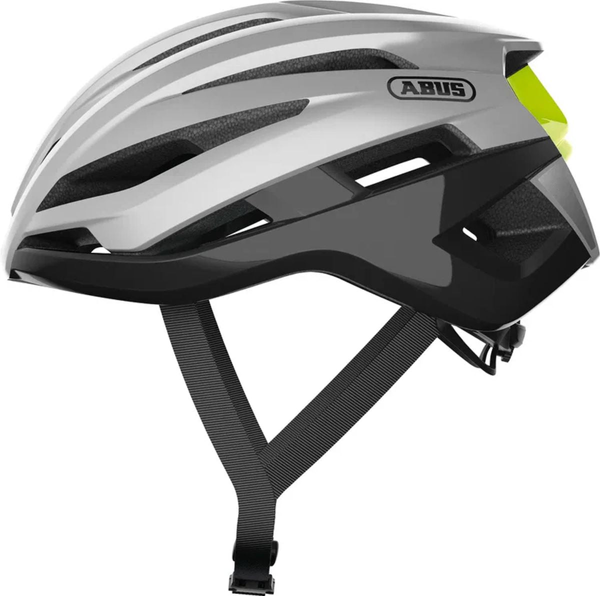 Casco de Ciclismo Abus Stormchaser Plateado