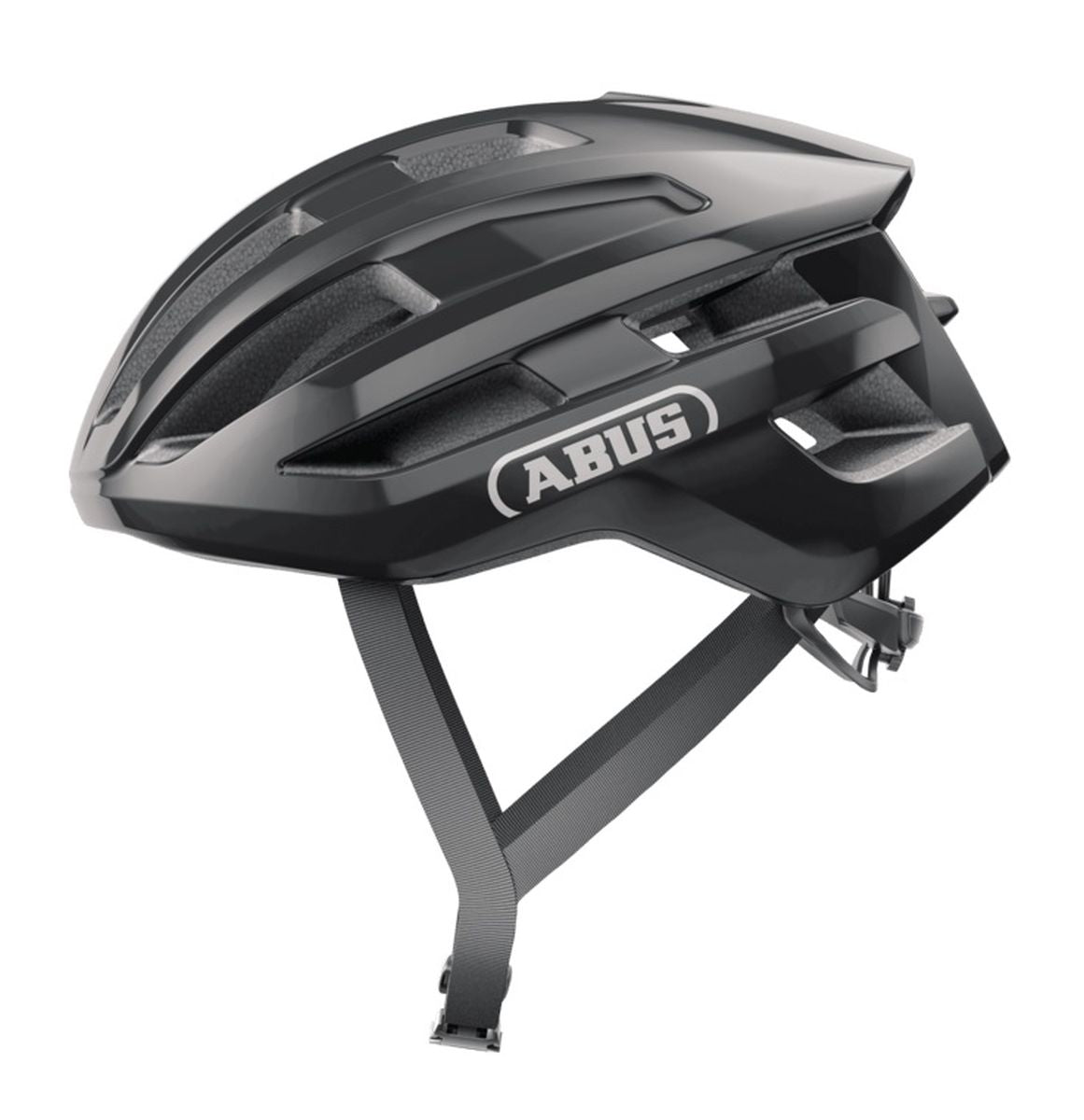 Casco de Ciclismo Abus PowerDome Negro Brillante