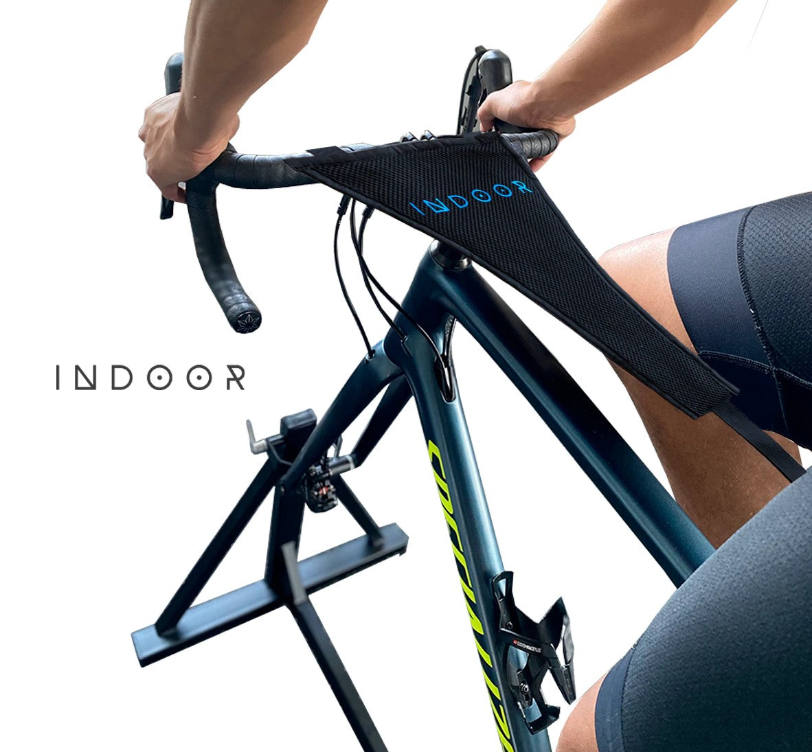 Protector de Sudor Indoor para Bicicleta Negro