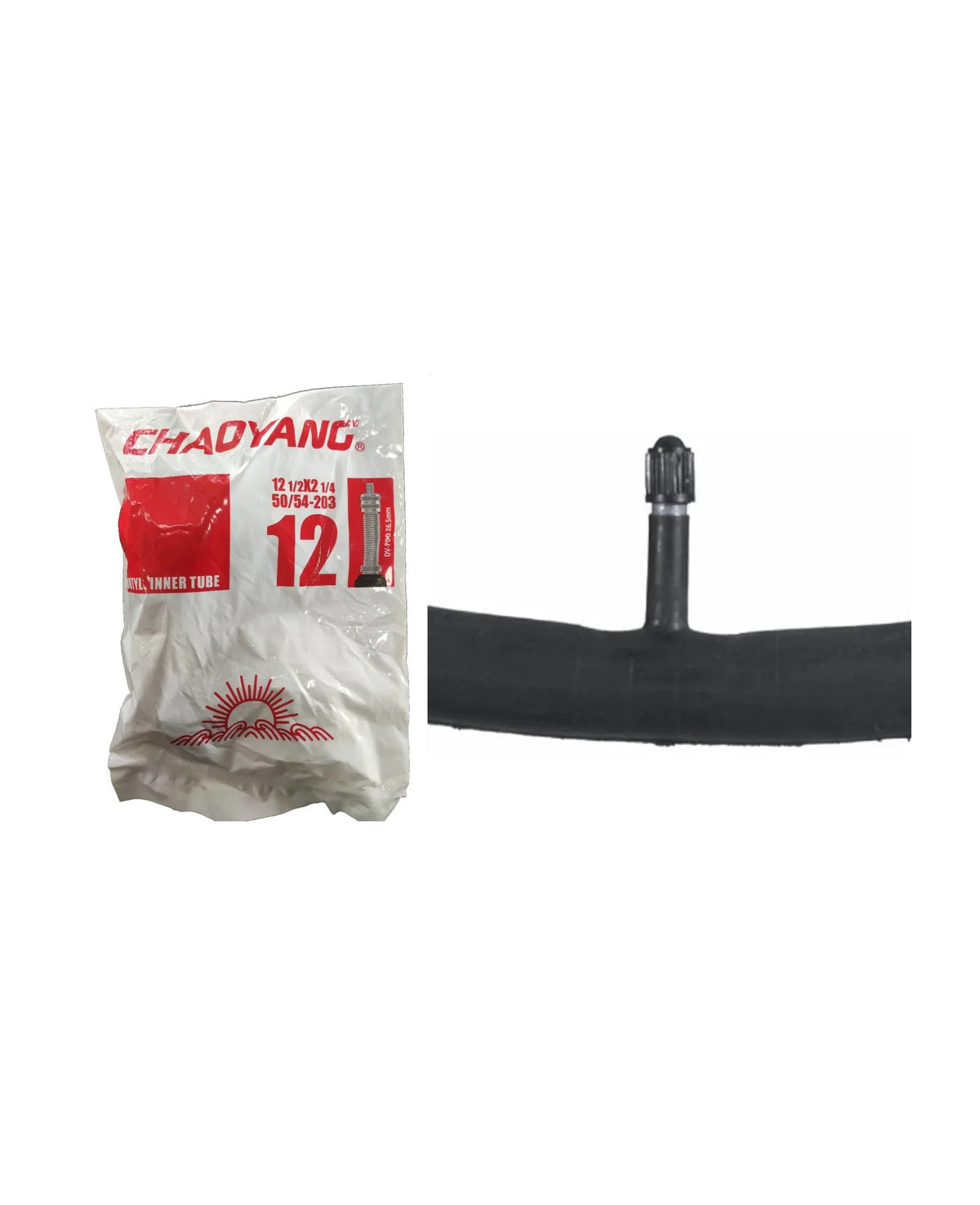 Neumático Bicicleta Chaoyang Rin 12" 1/2-2 1/4 Schrader 33mm