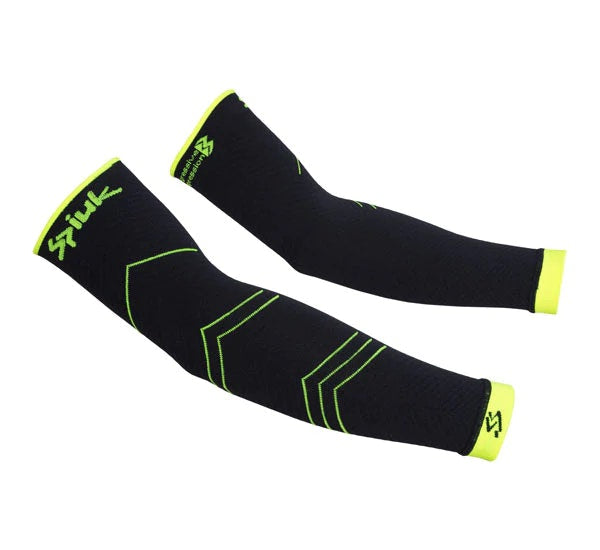 Mangas SPIUK BIOMECHANIC ARMWARNERS BLACK/YELLOW HV