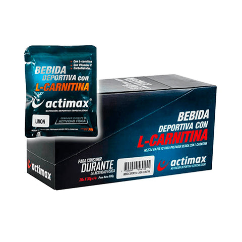 Bebida L-Carnitina Actimax Unidad 3gr