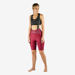 Pantaloneta de Ciclismo C/T Mujer Safetti Toscana 2.0 Vino