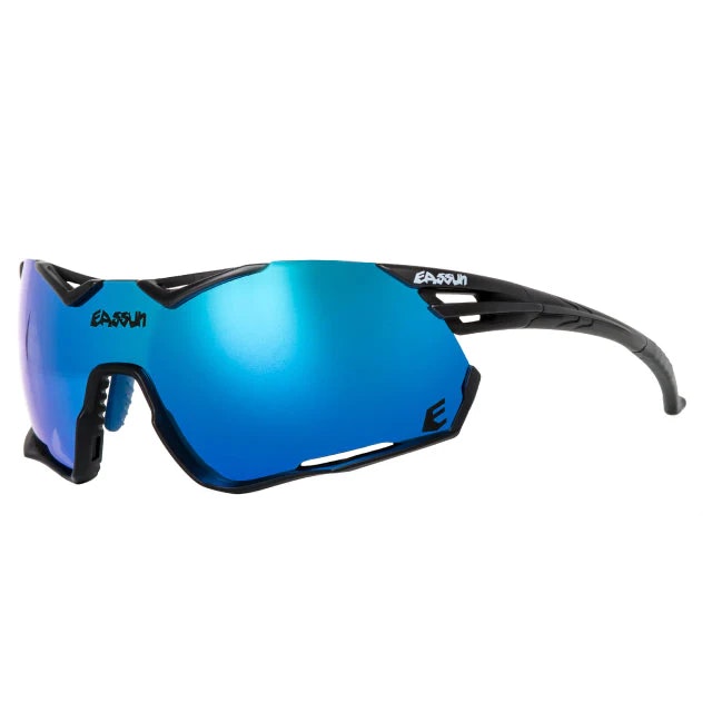 Gafas de Ciclismo Eassun Challenge Matte BLK/Blue