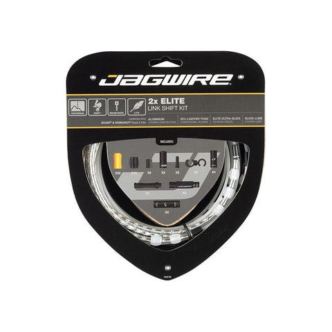 Kit Funda y Guaya de Cambios Jagwire Elite Link 2X Gris