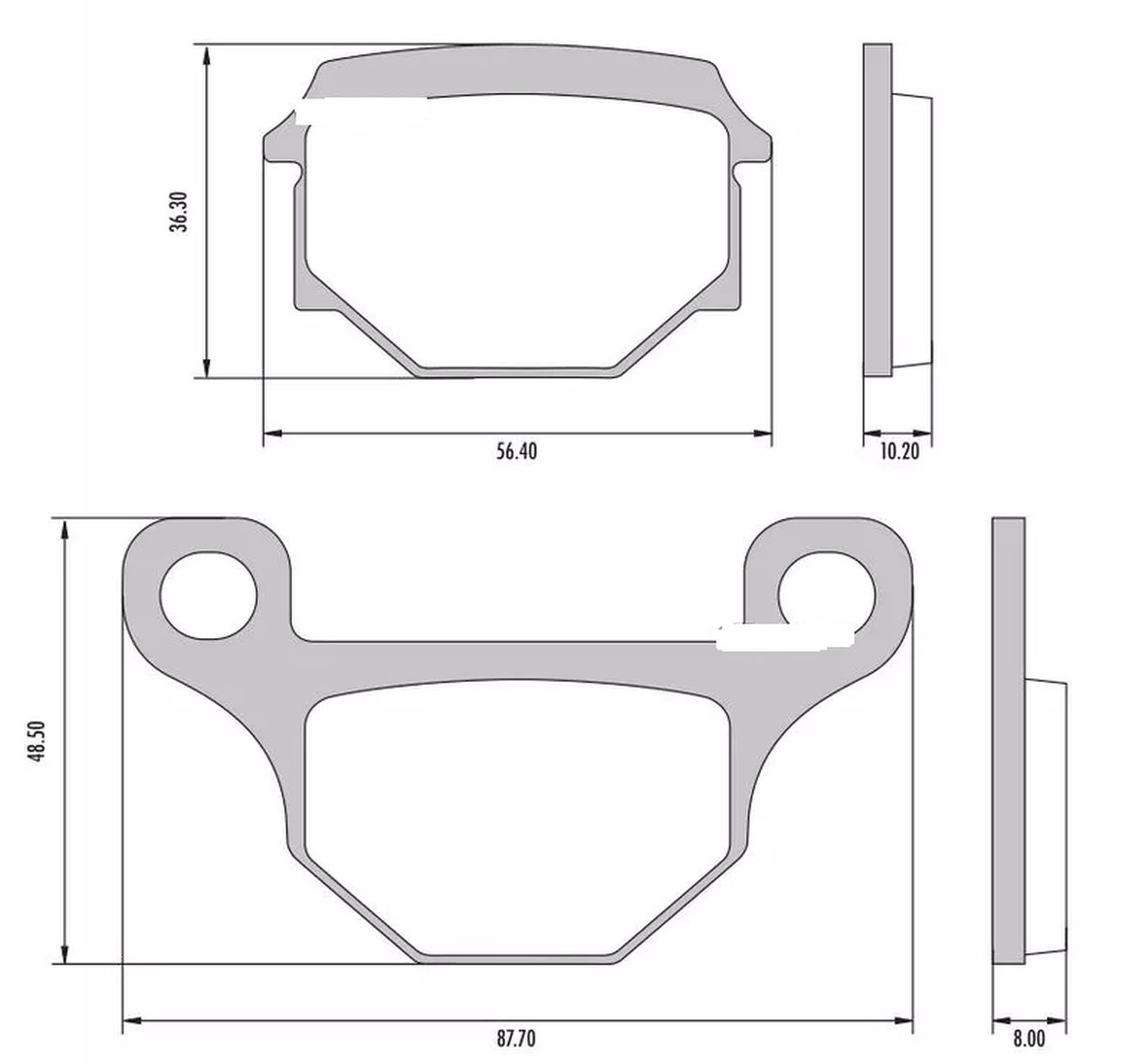 Pastillas Freno Fras-Le Suzuki GN 125 2019 Delantera