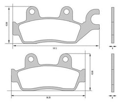 Pastillas Freno Fras-Le CB190R Delantera