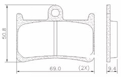 Pastillas Freno Fras-Le Yamaha TDM 900 MT 04-09 Delantera