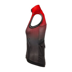 Chaleco Ciclismo M/S Bioracer Vesper Mujer Red Shade