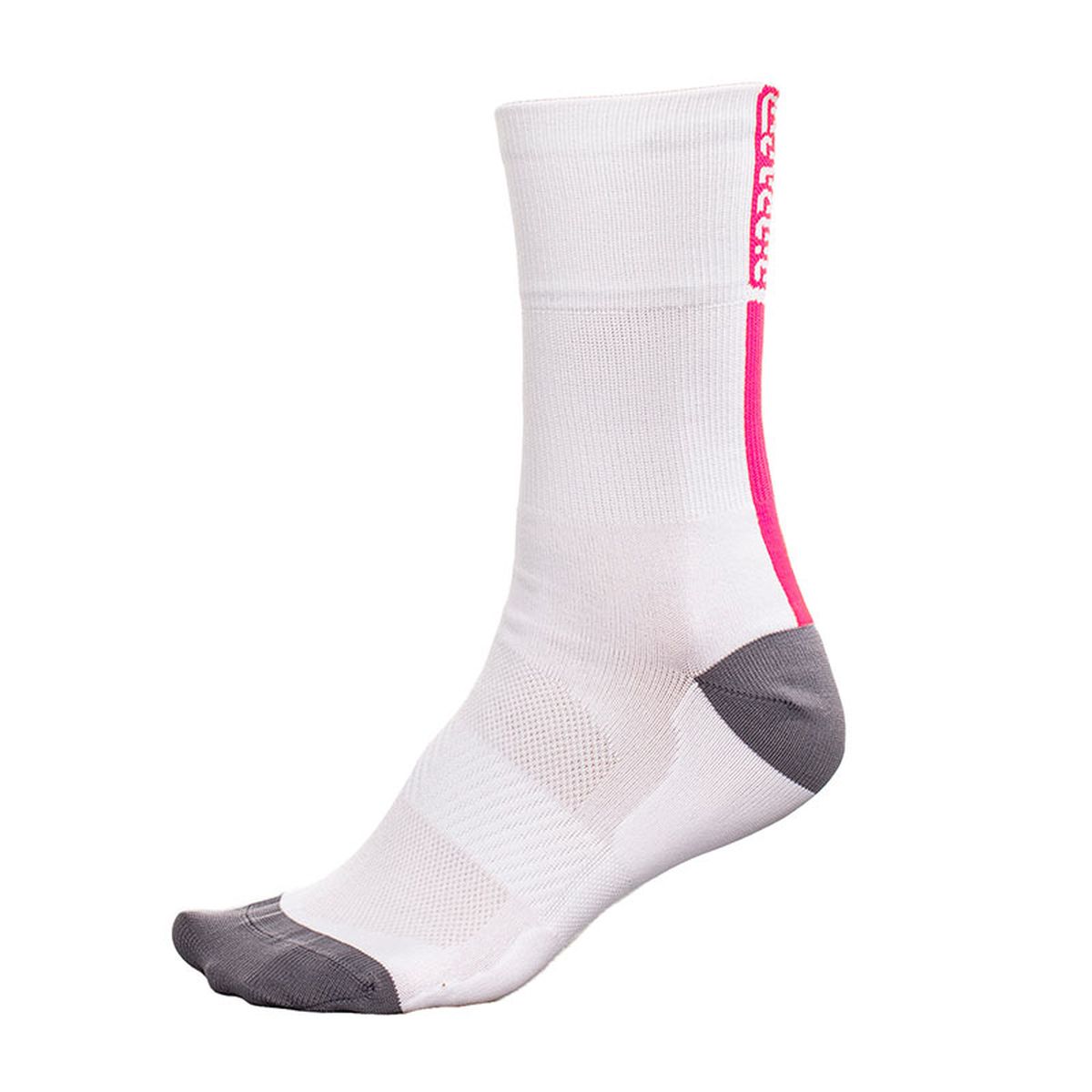 Medias Ciclismo Bioracer Summer White Fluo Pink