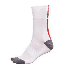 Medias Ciclismo Bioracer Summer White/Light Red