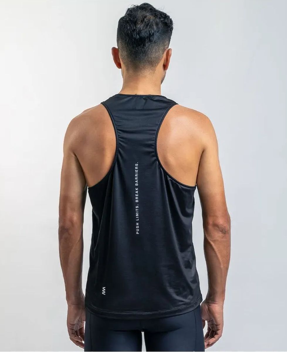 Camiseta Running M/S Hombre Suarez Breeze Black