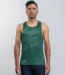 Camiseta Running M/S Hombre Suarez Breeze Green