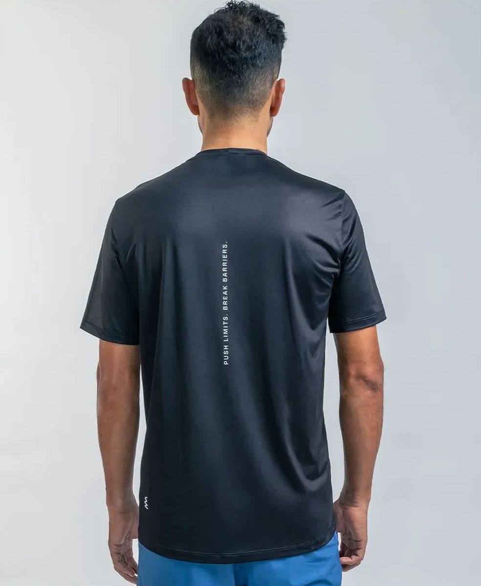 Camiseta Running M/C Hombre Suarez Breeze Black