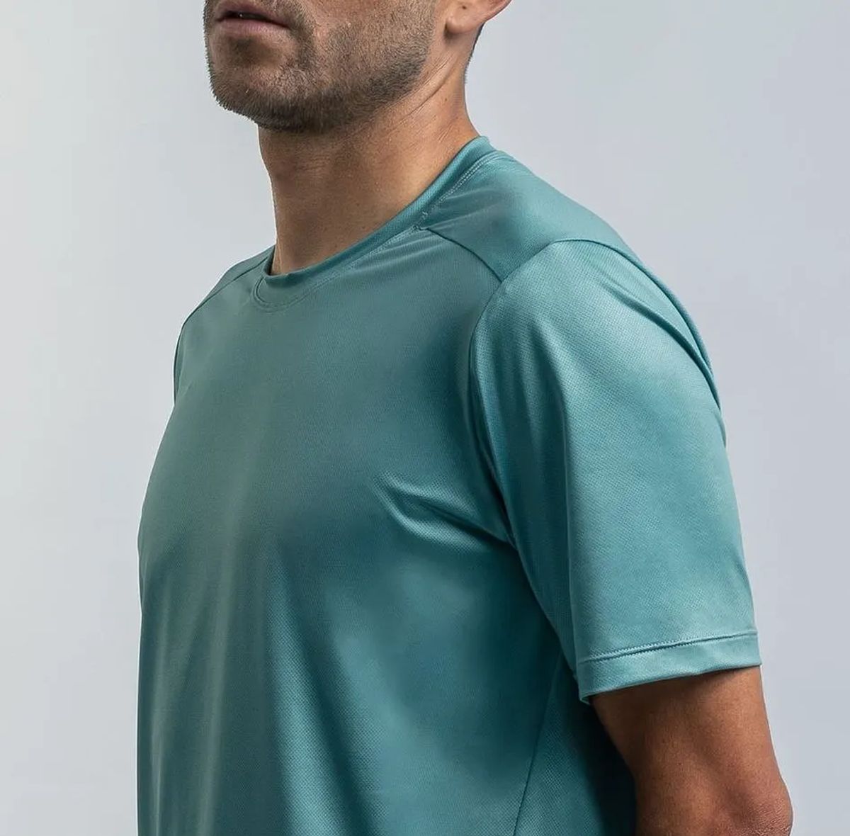 Camiseta Running M/C Hombre Suarez Breeze Sage