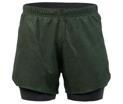 Short Running Hombre Suarez Hybrid Dark Green