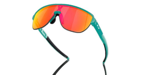 Gafas de Ciclismo Oakley Corridor Matte Celeste Prizm Ruby