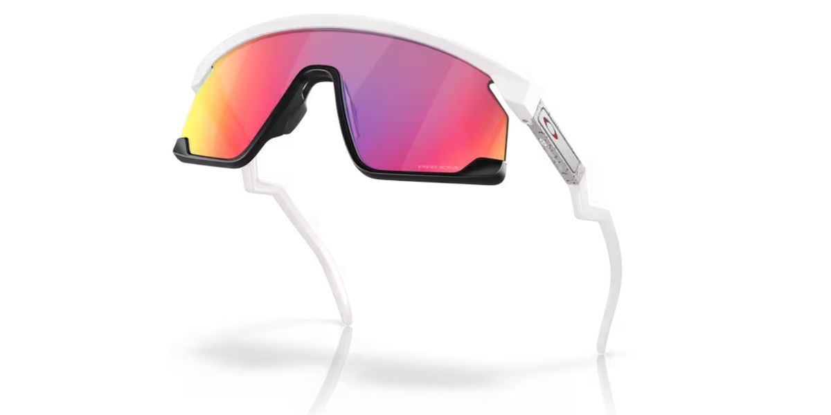 Gafas de Ciclismo Oakley BXTR Matte White/Prizm Road