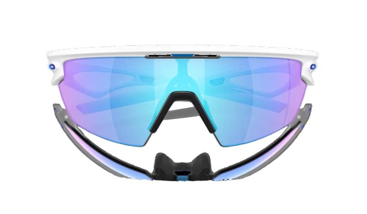 Gafas de Ciclismo Oakley Sphaera Matte White/Prizm Sapphire