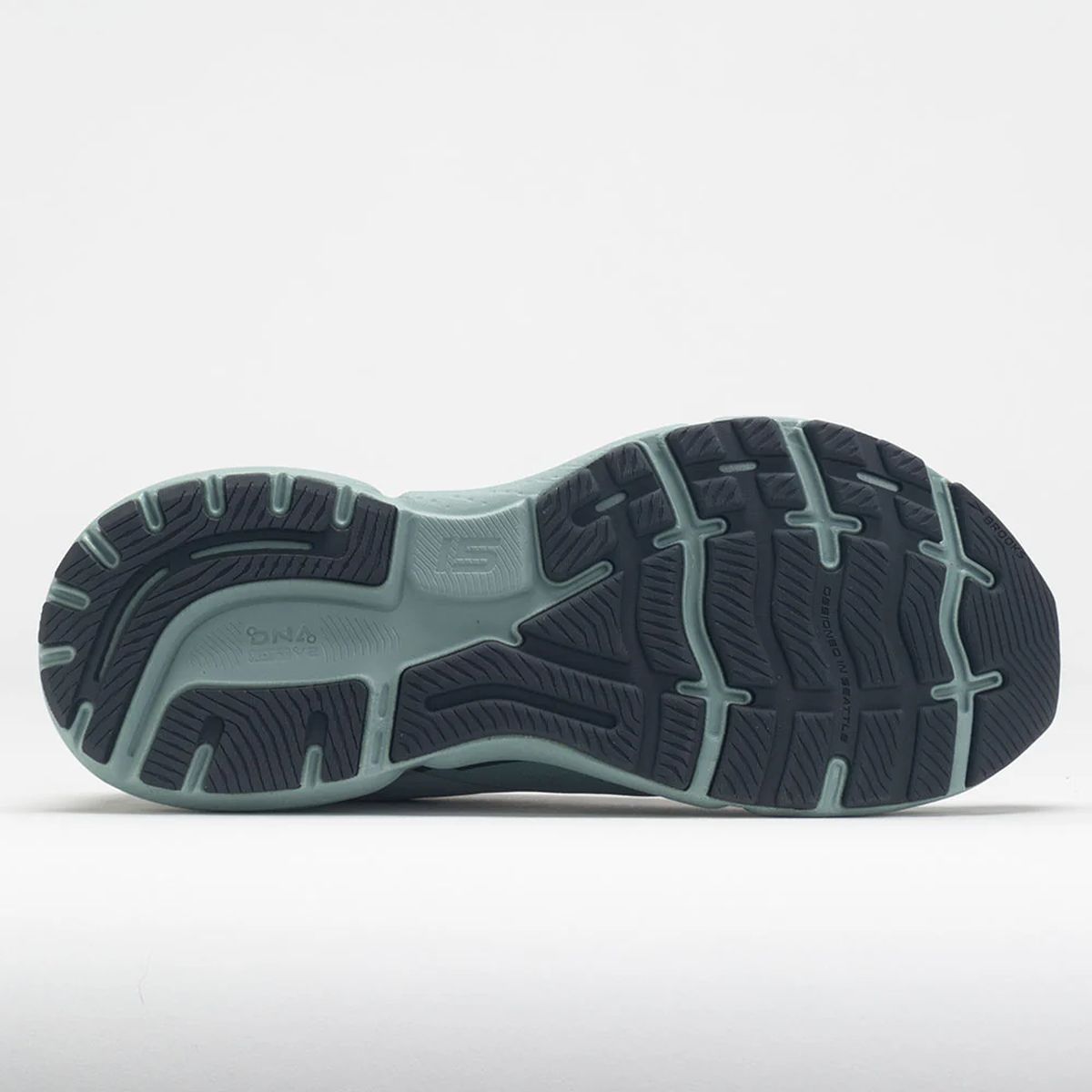 Tenis Brooks Ghost 15 Hombre Gris/Ostra/Azul Nube