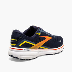 Tenis Brooks Ghost 15 Hombre Peacoat/Red/Yellow