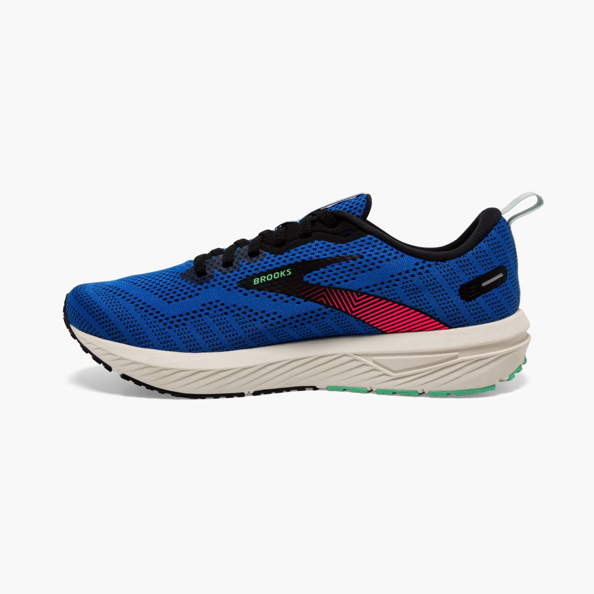 Tenis Brooks Revel 6 Hombre Victoria Blue/Black/Spring Bud