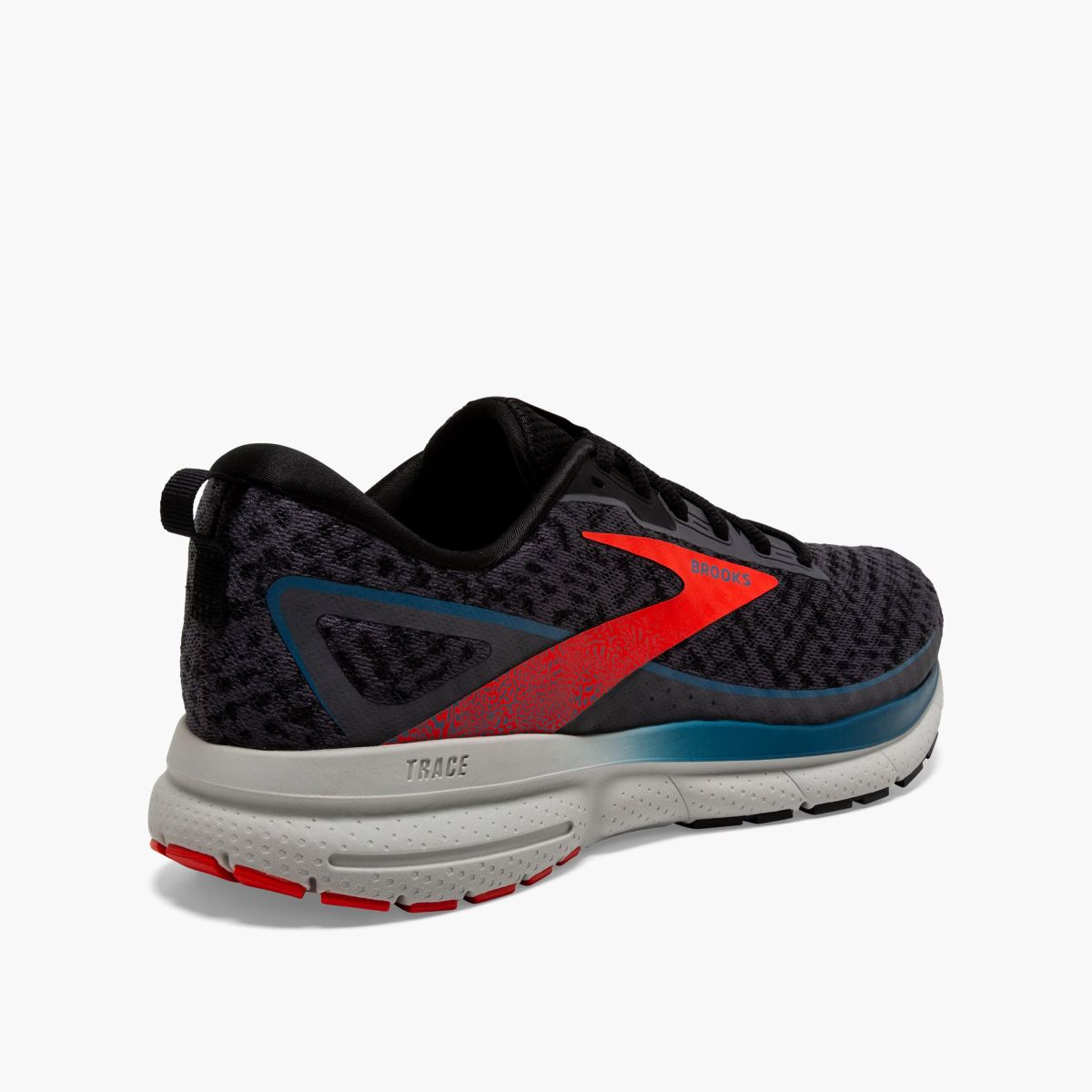 Tenis BrooksTrace 3 Forged Hombre Perla/Rojo/Azul